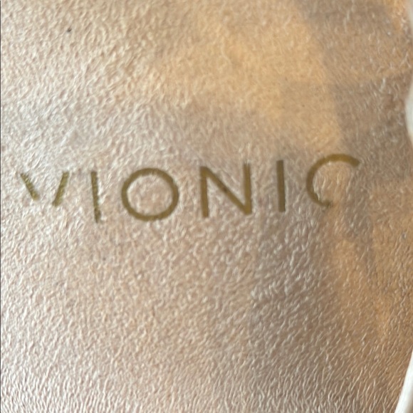 Vionic Jodie Metallic Gold Podiatrist Designed Strappy Sandals Size 9 - Picture 6 of 10